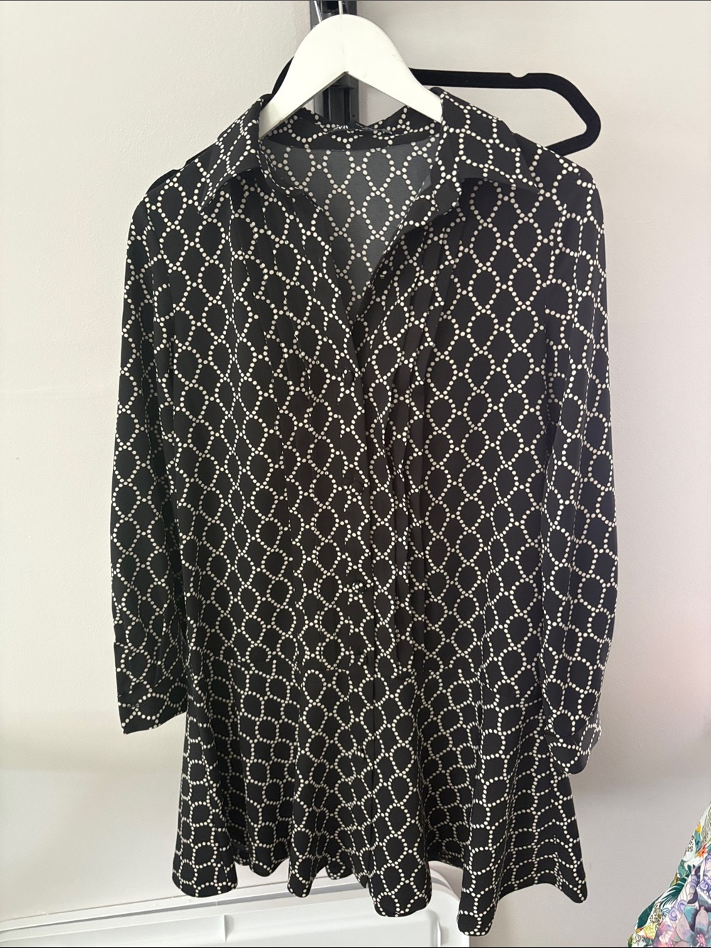 Black Geometric Print dress